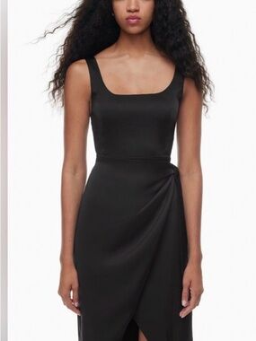 Wilfred Black Satin Saturn Dress